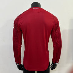 Manchester United 2025-2026 home long sleeve player