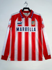 Retro Atletico Madrid 1994-1995 home Long Sleeve
