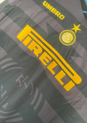 Rétro Inter Milano 1997-1998 Seconde Tenue Extérieure Manches Longues