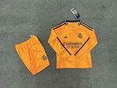 Kid Size Real Madrid 2024-2025 away Long Sleeve