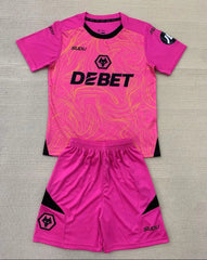 Kids Wolverhampton Wanderers pink GK Jersey