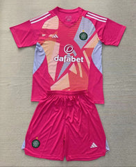 Maillot de Gardien Rose Celtic FC Pour Enfants