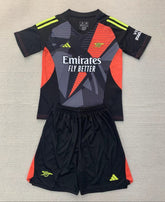 Kid Size Arsenal FC 2024-2025 black Goalkeeper