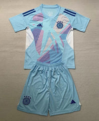 Camiseta de Portero Azul de la Selección de Alemania para Niños