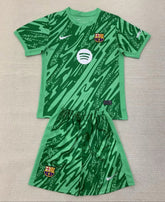 Kid Size FC Barcelona green Goalkeeper