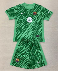 Kid Size FC Barcelona green Goalkeeper