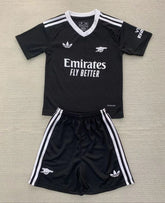 Kid Size Arsenal FC 2024-2025 black Goalkeeper