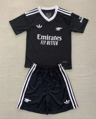 Kid Size Arsenal FC 2024-2025 black Goalkeeper