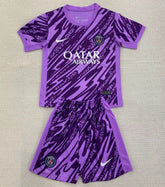 Kid Size PSG Paris Saint-Germain purple Goalkeeper