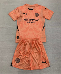 Kid Size Manchester City orange Goalkeeper