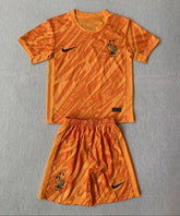Kid Size France national orange Goalkeeper