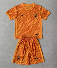 Kid Size France national orange Goalkeeper