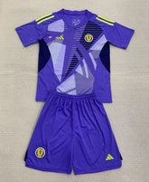 Kid Size Scotland national purple Goalkeeper
