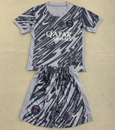 Kid Size PSG Paris Saint-Germain grey Goalkeeper