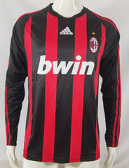 Retro AC Milan 2008-2009 home Long Sleeve