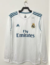Retro Real Madrid 2017-2018 home Long Sleeve