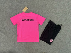 Kids Sporting Lisbon training jersey pink