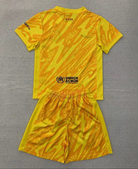 Kid Size FC Barcelona yellow Goalkeeper