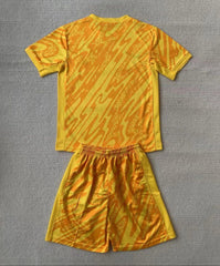 Kids Portugal national yellow Goalkeeper