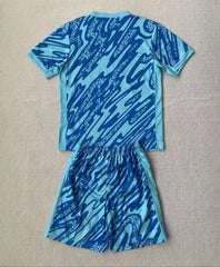 Kids Portugal national blue Goalkeeper