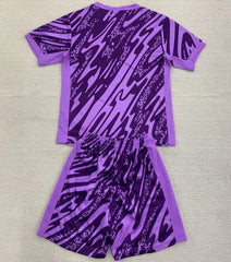 Kid Size PSG Paris Saint-Germain purple Goalkeeper