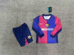 Kid Size FC Barcelona 2024-2025 home Long Sleeve