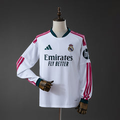 Real Madrid 2025-2026 Segunda Equipación Visitante Camiseta Fan Manga Larga
