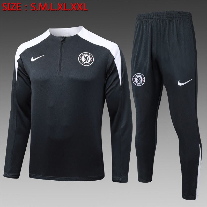 Chelsea FC 2025 - 2026 Half - Zip Set - WCFOOTBALLSUIT