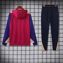 Barcelona 2024-2025 Hooded Long-Sleeved Training Suit
