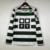 Retro Sporting Lisbon 2001-2003 home Long Sleeve