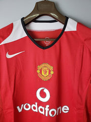 Retro Manchester United 2005-2006 home Long Sleeve