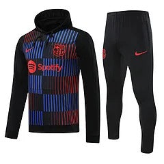 Barcelona 2024-2025 Hooded Long-Sleeved Training Suit
