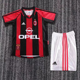 Retro Kid Size AC Milan 1998-1999 home game