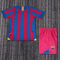 Retro Kid Size FC Barcelona 2005-2006 home game