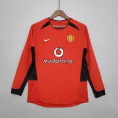 Retro Manchester United 2002-2004 home Long Sleeve