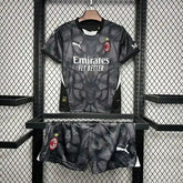 Kid Size AC Milan 2024-2025 black Goalkeeper