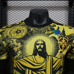 Brazil national 2024 special edition jesus yellow player