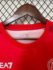 SSC Napoli 2024-2025 Coca Cola rojo