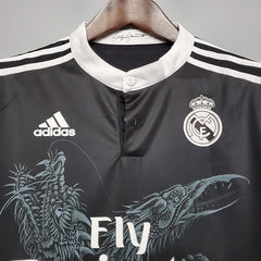 Retro Real Madrid 2014-2015 Zweites Auswärtstrikot Langarm