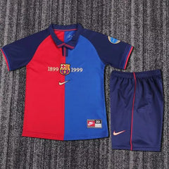 Retro Kid Size FC Barcelona 1999 100th Anniversary