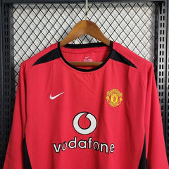 Retro Manchester United 2003-2004 home Long Sleeve