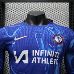 Chelsea FC 2024-2025 Camiseta De Local Para Jugador Manga Larga