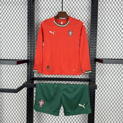 Kids Portugal national 2025-2026 home Long sleeve