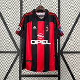 Retro AC Milan 2000-2001 home