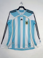 Retro Argentina national 2006-2007 home game Long Sleeve