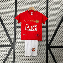 Retro Kid Size Manchester United 2007-2008 home game