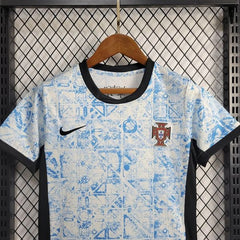 Camiseta Visitante de la Selección de Portugal 2024 para Niños