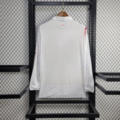 Maillot Rétro de l'Équipe d'Angleterre 2006 Domicile Manches Longues