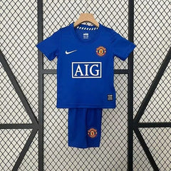 Retro Kid Size Manchester United 2008-2009 second away