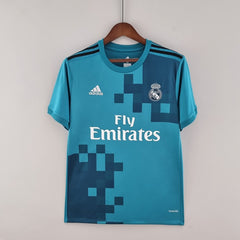 Rétro Real Madrid 2017-2018 Deuxième maillot extérieur